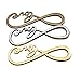 JulieWang Mixed Vintage Style Alloy Ramdon Eight Infinite LOVE Pattern Pendant Charms Crafts 30pcs