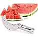 Pura Vida Stainless Steel Fruit Slicer Set - Pineapple Cutter and Corer, Watermelon Slicer Cutter, Melon Baller Scoop, Apple Corer Tool, Strawberry Huller Stem Remover - Creative Kitchen Slicing Kit