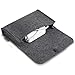Inateck Felt Storage Pouch Bag Case for Accessory (Mouse, Cellphone, Cables, SSD, HDD Enclosure, Power Bank and More) - Dark Gray