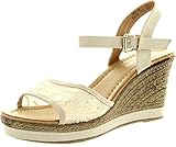 Bella Marie Womens Nxt-16 Ankle Strappy Espadrille Wedge Platform Sandals