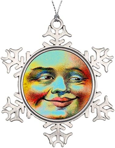 Xmas Trees Decorated Moon Personalised Christmas Tree Decoration Full Moon