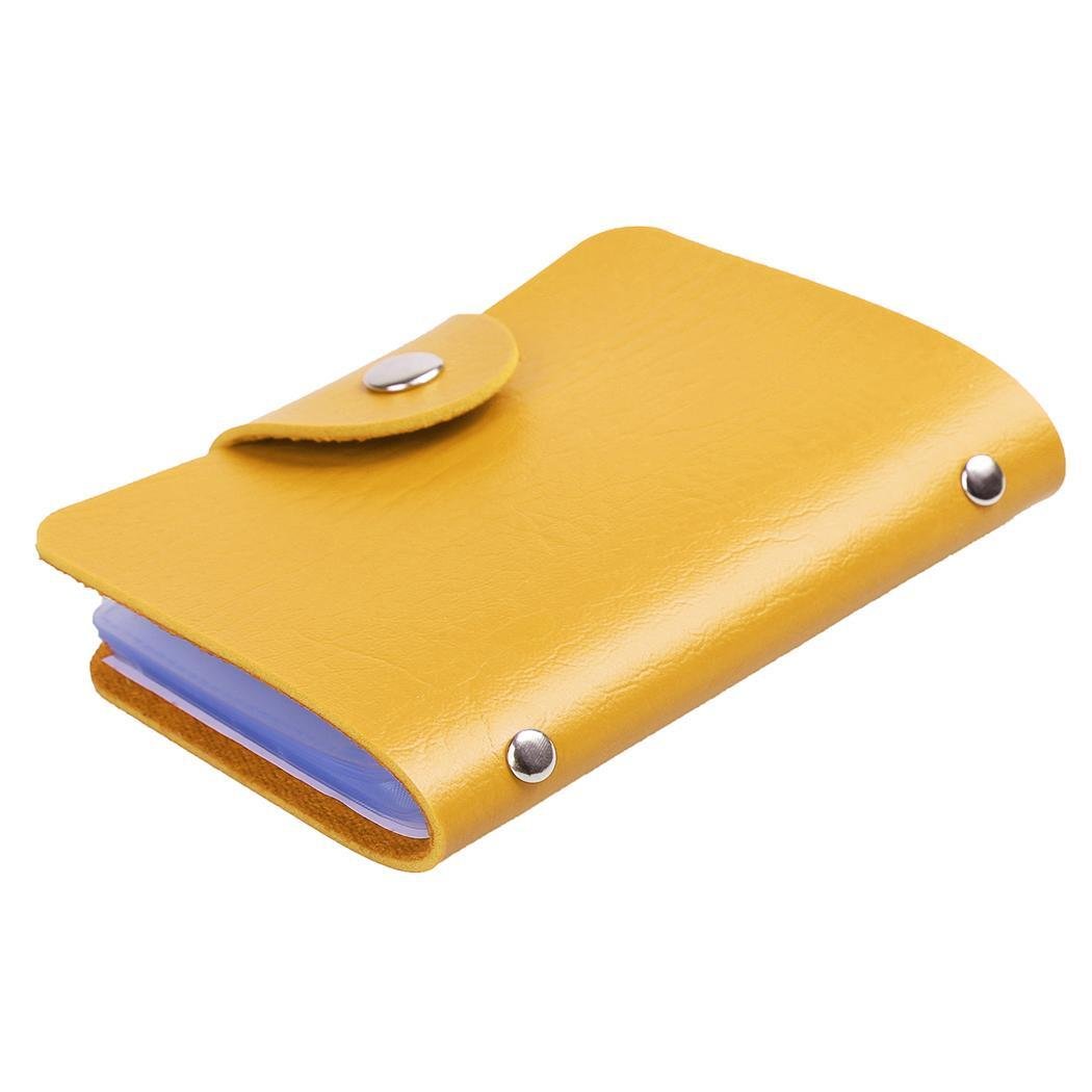 Kirken Unisex PU Leather 24 Cards Slots Purse Wallet Pocket Case ID Credit Card Holder Bag Wallets