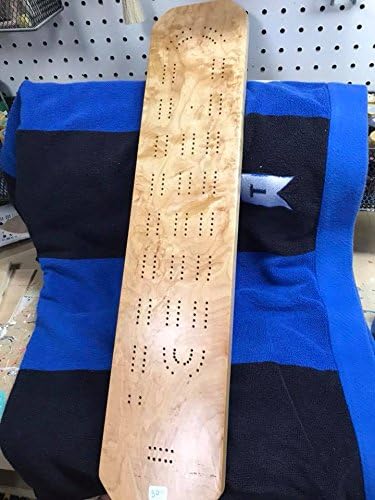 Oversized Hand Made Wooden Cribbage Board
