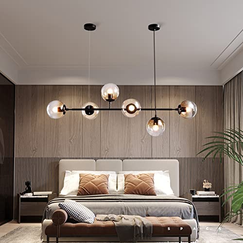 KCO Lighting Sputnik Kronleuchter, 4-flammig, Gold – Mid-Century Modern Deckenleuchte Für Wohnzimmer & Esszimmer