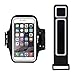 iphone 6S Armband, USmile Premium Sports Armband with Reflective Strip + Key Holder for Running, Jogging, Fitness & Workout, Smartphone Armband Case for iphone 6S/6/SE/5S, Samsung Galaxy S6 Edge/6/5/4