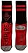 Star Wars Men's Varsity Empire Classic Crew Sock, Red, Sock Size:10-13/Shoe Size: 6-12