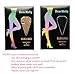DancMolly Lace Thigh High Stockings, 2 Pairs Women's Rich Colors Silky Sheer Anti-Slip Silicone Pantyhose (Nude 1 Pair + Black 1 Pair, A-B)