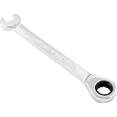 Jiozermi 13mm Ratcheting Combination Wrench | 72 Teeth, Metric, SAE 12 Point, Ratchet Box Ended Spanner