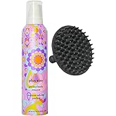 Amikaa Plus Size Perfect Body Mousse 8.5 oz with Scalp Shampoo Brush – Volumizing Mousse for Fullness and Hold, Weightless Body for Fine to Medium Hair