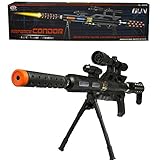 Fun Central AU030 LED 34 Inch Sniper Rifle with Laser Ray and Shooting Sounds, Light Up Toy Gun, LED Sniper Rifle, Kids LED Rifle Ligth up Sniper Rifle, Flashin Toy Gun with sounds