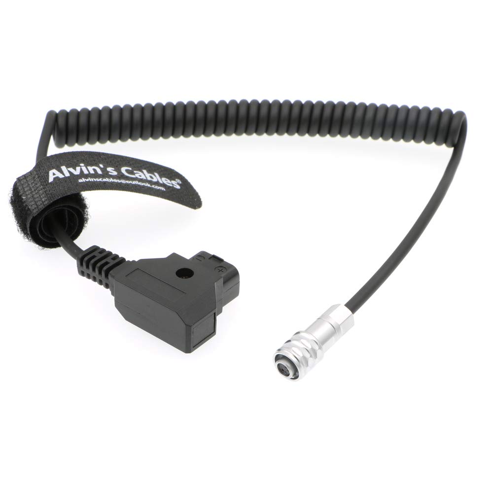 Alvin's Cables BMPCC 4K 6K to D Tap Power Cable for Blackmagic Pocket Cinema Camera 4K Gold Mount V-Mount Battery Weipu 2 Pin Female to P-Tap