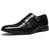 Bruno Marc Men's Dress Loafer Shoes Monk Strap Slip On Loafers