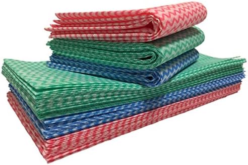 UCLEAN Reusable Thicker Cleaning Cloths Disposable Cleaning Towels Kitchen Towels Dish Cloths Heavy Duty Mutipurpose Handy Wipes 60 Count 11.9"X23.7" Absorbent, Fast Dry