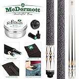 McDermott Joint Protector Set for Carom Billiards Pool Cue Sticks Protect 3/8 and Quick Release Thread with Butt Cap Combo Set Supplies
