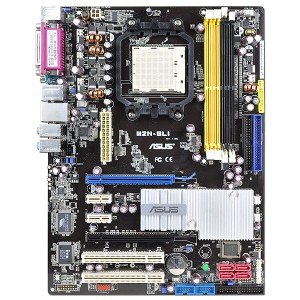 ASUS M2N-SLI NVIDIA nForce 560 SLI Socket AM2+/AM2 ATX Motherboard w/Audio, GbLAN & RAID - Motherboard Only