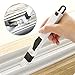 2-in-1 Multipurpose Detachable Window Door Track Groove Corner Keyboard Slot Cleaning Brush with Dustpan