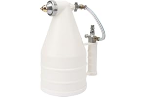 Fafeicy 3000cc Cement Mortar Sprayer with White Plastic Gravity Type, External Wall Painting Coating Spray, Smooth Coating, 3