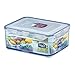 LocknLock Easy Essentials Food Storage lids/Airtight containers, BPA Free, Rectangle-186 oz-for Flour & Sugar, Clear