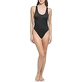 Calvin Klein Women's Classic Over The Shoulder One Piece Swimsuit