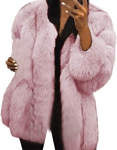 amazon pink fur coat
