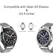 Gear S3 Frontier / Classic Watch Band, V-Moro Silver Milanese Loop Mesh Stainless Steel Metal Bracelet Strap with Strong Magnet for Samsung Gear S3 Frontier / S3 Classic Sports Smartwatch 5.5