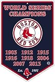 Boston Red Sox 2013 World Series 8 Times Champions Tin Sign by Rico