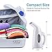 Handheld Garment Steamer, YEVITA Clothes Steamer Iron for Fabric Sterilizer, Fast Heat Up & Auto Shut Off, 120ML Portable for Travel & Home Use