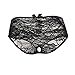 Women's Open Crotch Lace Cute Briefs Knickers Girls Sexy Panties Black XL