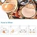 Silicone Adhesive Bra Pads Inserts, Push Up Sticky Removable Swimsuit Cups Bra Pad Breast Enhancer (2 Pair)