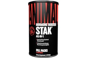 Animal Stak – Complete Natural Hormone Booster Supplement with Tribulus – Natural Testosterone Booster for Athletes – Contain