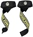 US Muscle Division Weight Lifting Straps with Neoprene Wrist Support Padding - Double Stitched Industrial Strength + MAX Grip Sticky Pads - Gym Wraps for Bodybuilding, Weight Lifting + Gym Guarantee