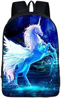 3D Fantastic Animal Prints Horse Unicorn Backpacks Teenagers Boys Girls Kids Backpack School Bags Children Mochila Escolar 16DJS08