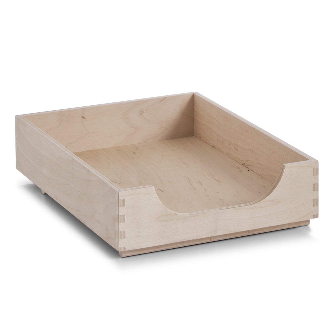 Zeller Desk Tray out of Birch, Wood, Multi-Colour, 23 x 32 x 7 cm
