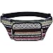 Kayhoma Boho Fanny Pack Stripe Festival Retro Vintage Flat Bum Bags Travel Hiking Hip Waist Bag