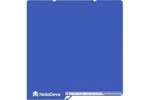 HzdaDeve Upgraded Cool Plate for Kobra S1 Combo Low Temperature Cold Build Plate 264X276MM Double Sided Smooth Board Sheet Bed PEI Platform for Anycubic 3D Printer (No Heating/No Glue)