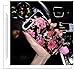 iPhone 7 Plus Kickstand Case, Luxury Bling Glitter Soft TPU Gel Beauty Shiny Flower Cute Candy Protective Cover Case for Girls with Wrist Strap (iPhone 7 Plus, Flower)