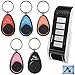Key Locator/Finder, LingsFire Portable Wireless Key Finder RF Item Locator Including Remote Control, Base Support and 5 Keychain Receivers with LED flash and Beep Alarm