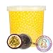 Popping Passion Fruit Boba 42 Ounces/12+ Drinks Buddha Bubbles Boba Bite & Burst