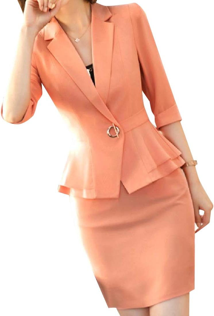 peplum business suit