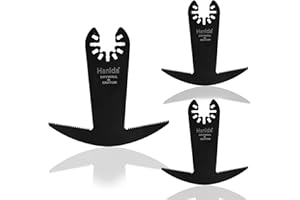 Hanida 3 Pack Drywall Blade Jab Saw Oscillating, Oscillating Saw Blades Universal Oscillating Tool Blades Multi Tool Fit Dremel, Dewalt, Fein Multimaster, Bosch, Makita, Milwaukee, Rockwell, Ryobi…