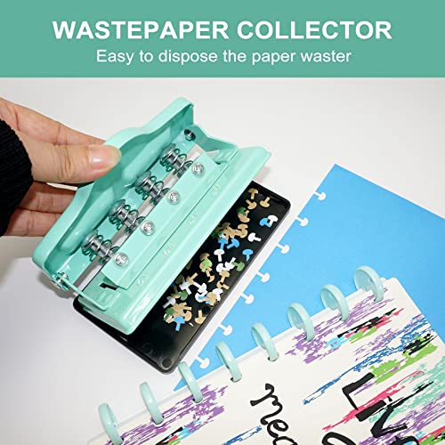 Enjoy Myself Mushroom Discbound Hole Punch, 4 Holes Mushroom Paper