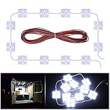 MICTUNING 40 Leds Van Interior Light Kits 12V White LED Ceiling Lights Kit for Van RV Boats Caravans Trailers Lorries Sprinter Ducato Transit VW LWB