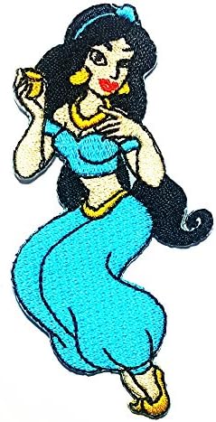 Jasmine Princess Disney cartoon movie Band Logo Patch Sew Iron on Embroidered
