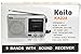 Kaito KA228 Pocket-Size 9-Band AM/FM Shortwave Radio, Silver