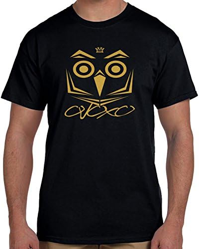 Ovoxo Drake Take Care Ovo Owl Men's Black T-Shirt (Large)