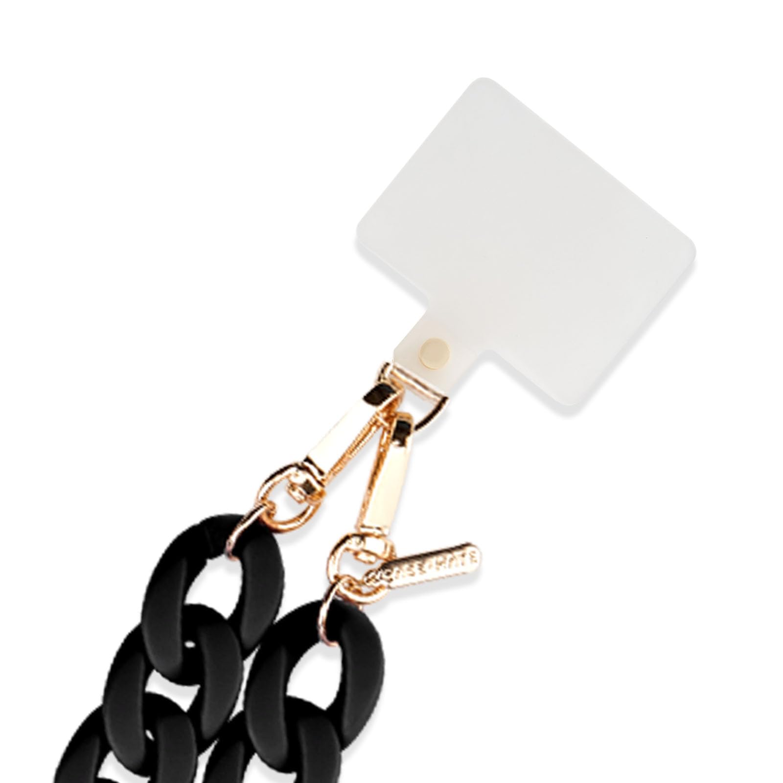 Case-Mate Crossbody Phone Lanyard / Chain [Works with All Phones] Hands-Free Strap - Cell Phone Charm - Neck Chain Holder for iPhone 16 Pro Max / 15 Pro Max / 14 / 13 / 12 / S25 Ultra - Black