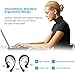 Bluetooth Headset V4.1 Wireless Handsfree Bluetooth Earpiece with Microphone Wireless Earbud for Office Business Trip Driving Compatible with All Mobile Phone by Samnyte