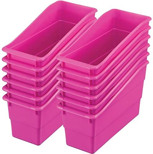 Really Good StuffReally Good Stuff Durable Magazine, Book, Folder and File Holders – Ideal for Narrow or Vertical Storage Needs – Instantly Color Code Your Classroom – Choose from 22 Colors (Single Color Set of 12)