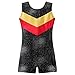 DAXIANG One-Piece Toddler Girls Gymnastics Leotard Shiny Double-V Dance Biketard For Girls 3-10 Years