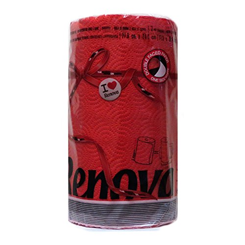 Renova Red Label Paper Towel- Red (120 Sheets) 8020909 - coolthings.us